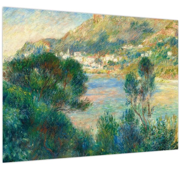 Obraz - Auguste Renoir, View of Monte Carlo from Cap Martin, reprodukcia (70x50 cm)