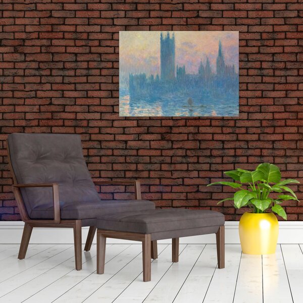 Obraz - Claude Monet, The Houses of Parliament, Sunset, reprodukcia (70x50 cm)