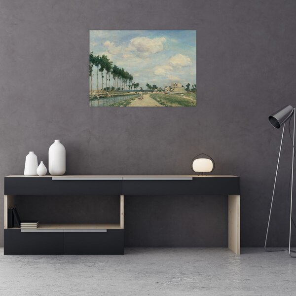 Obraz - Johan Barthold Jongkind, The Towpath, reprodukcia (70x50 cm)