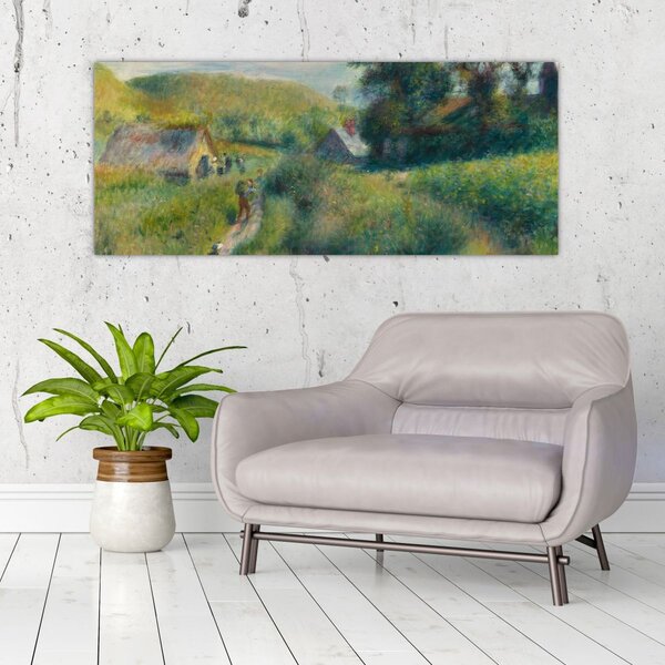 Obraz - Auguste Renoir, The Mussel Harvest, reprodukcia (120x50 cm)