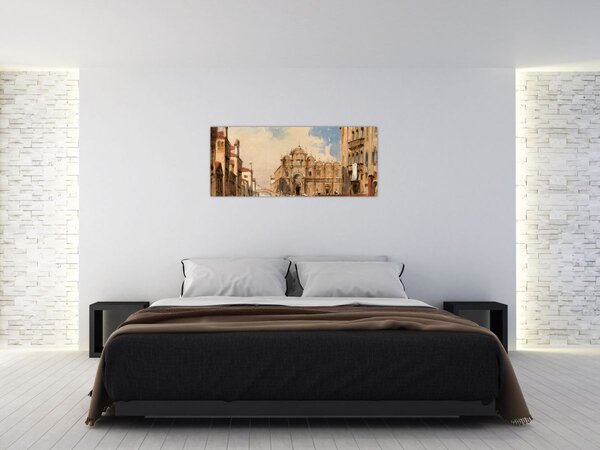 Obraz - Jules-Romain Joyant, The Scuola di San Marco, Venice, reprodukcia (120x50 cm)