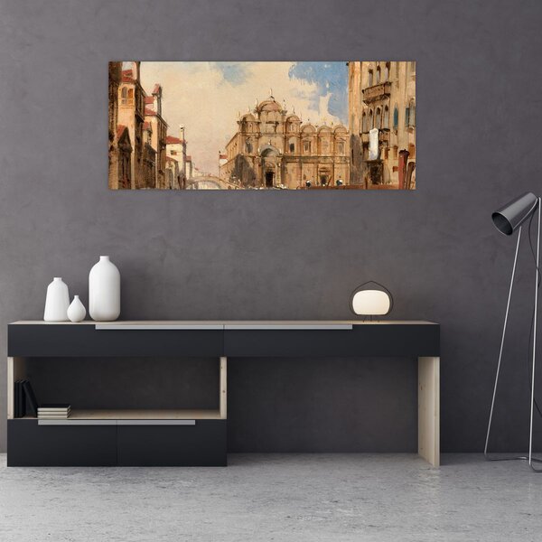 Obraz - Jules-Romain Joyant, The Scuola di San Marco, Venice, reprodukcia (120x50 cm)