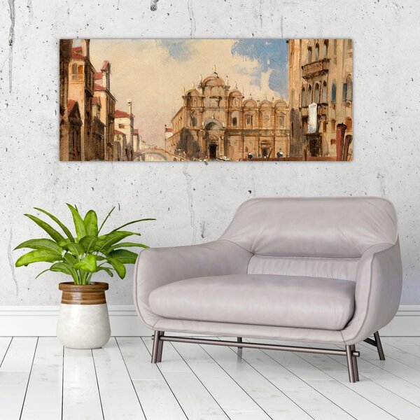 Obraz - Jules-Romain Joyant, The Scuola di San Marco, Venice, reprodukcia (120x50 cm)