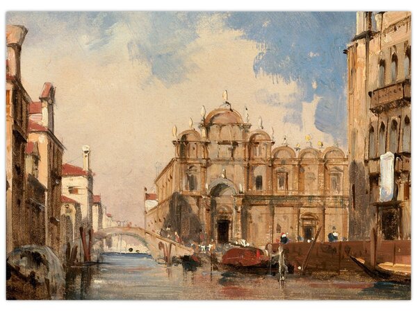 Obraz - Jules-Romain Joyant, The Scuola di San Marco, Venice, reprodukcia (70x50 cm)