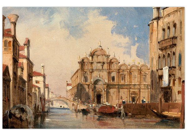 Obraz - Jules-Romain Joyant, The Scuola di San Marco, Venice, reprodukcia (90x60 cm)