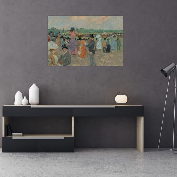 Obraz - Jean-Louis Forain, The Races at Longchamp, reprodukcia (90x60 cm)