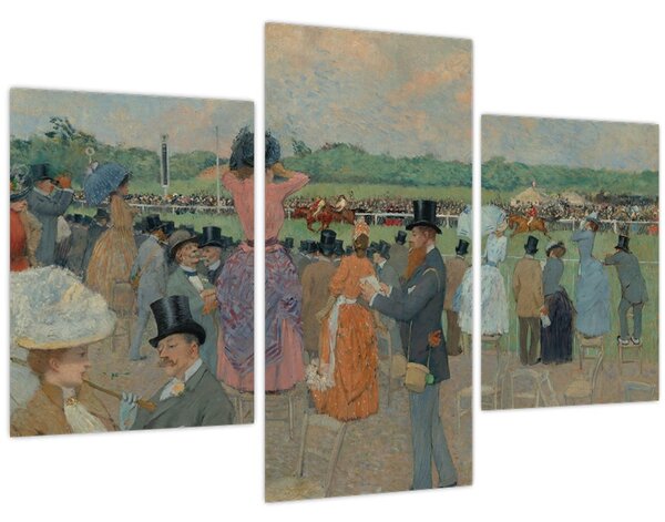 Obraz - Jean-Louis Forain, The Races at Longchamp, reprodukcia (90x60 cm)