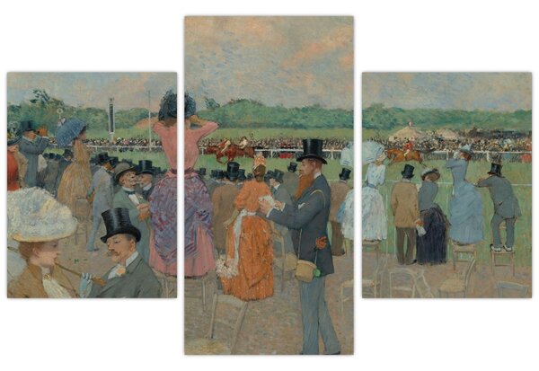 Obraz - Jean-Louis Forain, The Races at Longchamp, reprodukcia (90x60 cm)