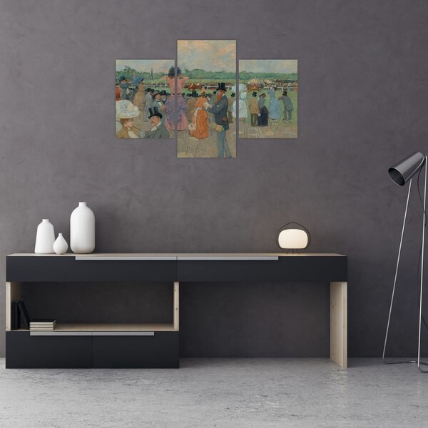 Obraz - Jean-Louis Forain, The Races at Longchamp, reprodukcia (90x60 cm)