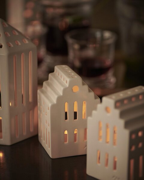 Lampáš domček Urbania Long church 11,3 cm