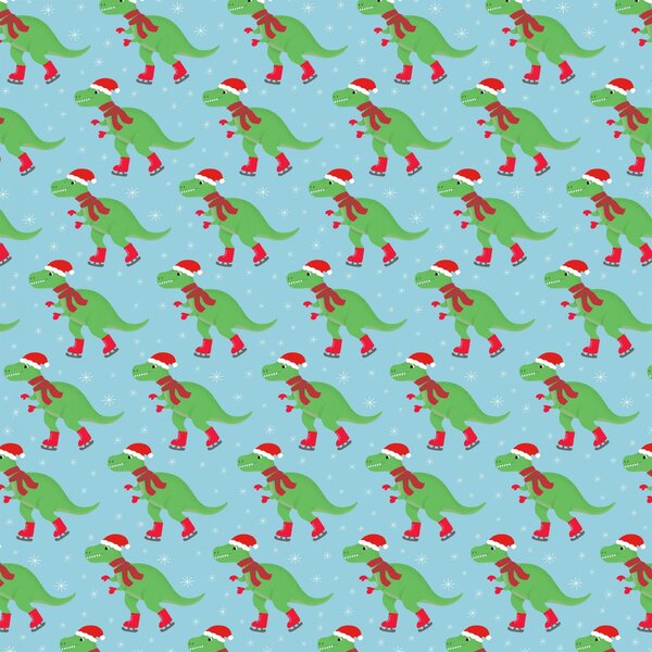 Vianočný baliaci papier Roarsome Dinosaur