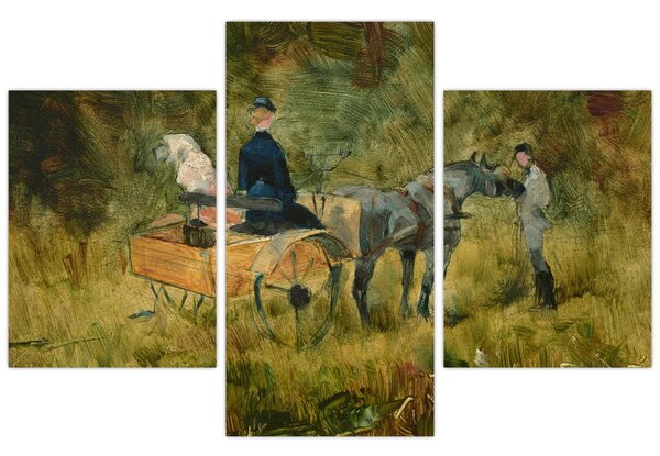 Obraz - Henri de Toulouse-Lautrec, The Trap, reprodukcia (90x60 cm)