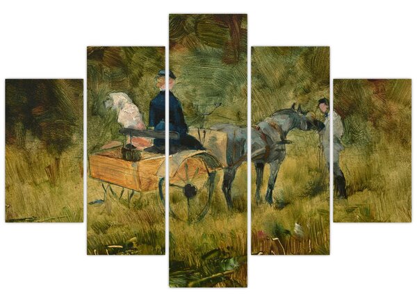 Obraz - Henri de Toulouse-Lautrec, The Trap, reprodukcia (150x105 cm)