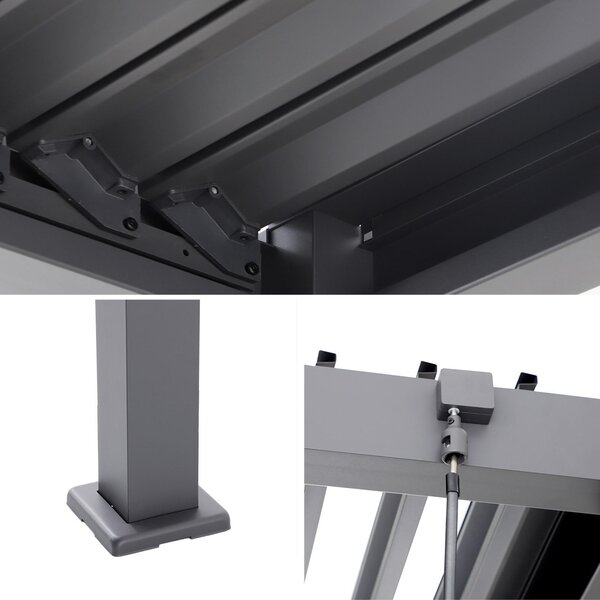 PERGOLA velikost: 393/247/300 cm Gardenson - Online Only záhrada, Online Only
