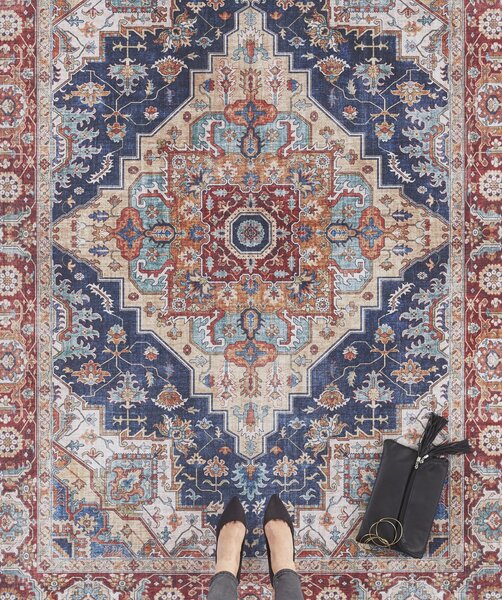 Hanse Home, Kusový koberec Asmar 104017 Indigo / Blue, 80x150, modrá, obývacia izba