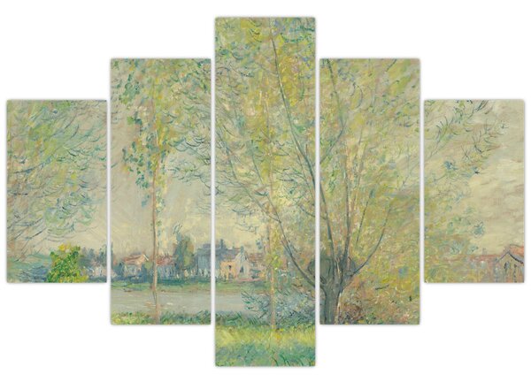 Obraz - Claude Monet, The Willows, reprodukcia (150x105 cm)