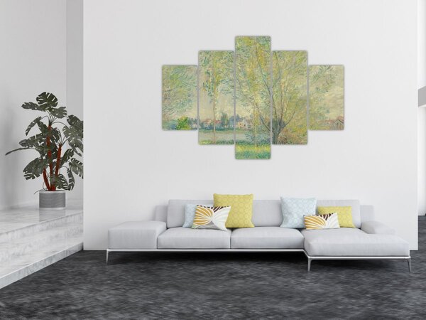 Obraz - Claude Monet, The Willows, reprodukcia (150x105 cm)