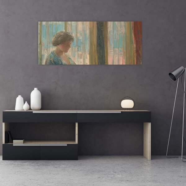 Obraz - Childe Hassam, The New York Window, reprodukcia (120x50 cm)