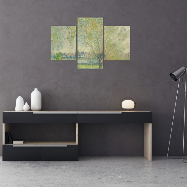 Obraz - Claude Monet, The Willows, reprodukcia (90x60 cm)