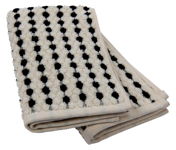 SADA UTERÁKOV PRE HOSTÍ, 30/50 cm, čierna, écru Dieter Knoll - Kúpeľňový textil