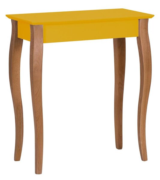 RAGABA Lillo konzolový stôl úzky FARBA: okrová/drevo