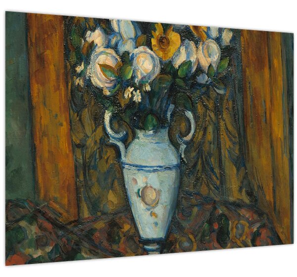 Obraz - Paul Cézanne, Vase of Flowers, reprodukcia (70x50 cm)
