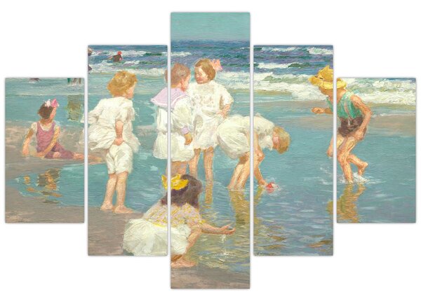Obraz - Edward Henry Potthast, A Holiday, reprodukcia (150x105 cm)