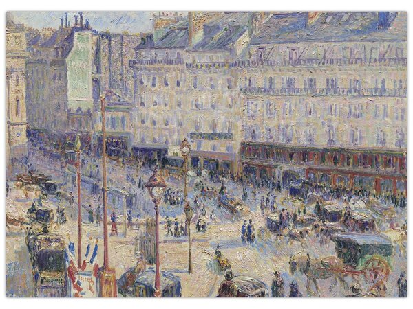Obraz - Camille Pissarro, The Place du Havre, reprodukcia (70x50 cm)