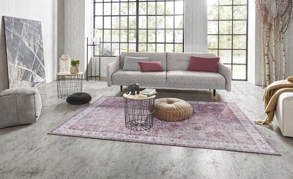Hanse Home , Kusový koberec Asmar 104007 Raspberry / Red, 80x200, fialová, chodba / predsieň