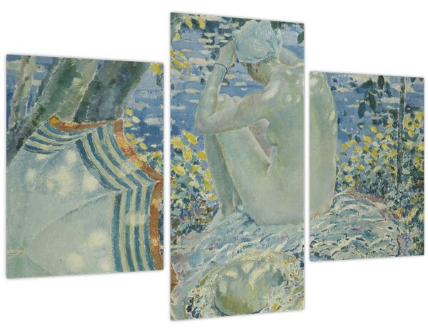 Obraz - Frederick Carl Frieseke, On the Bank, reprodukcia (90x60 cm)