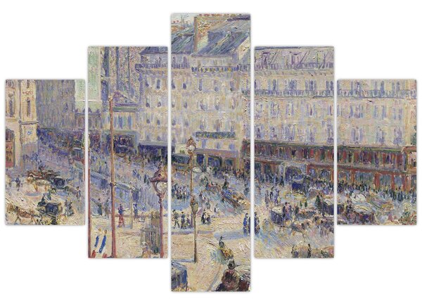 Obraz - Camille Pissarro, The Place du Havre, reprodukcia (150x105 cm)