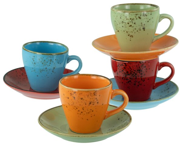 SADA HRNČEKOV NA KÁVU kamenina keramika Creatable - Jedálenské sety, Online Only