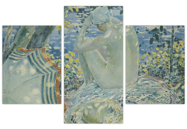 Obraz - Frederick Carl Frieseke, On the Bank, reprodukcia (90x60 cm)