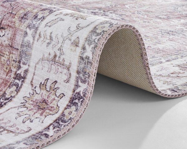 Hanse Home , Kusový koberec Asmar 104007 Raspberry / Red, 80x200, fialová, chodba / predsieň