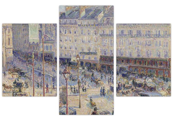 Obraz - Camille Pissarro, The Place du Havre, reprodukcia (90x60 cm)