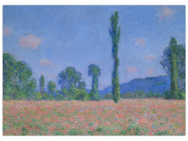 Obraz - Claude Monet, Poppy Field (Giverny), reprodukcia (70x50 cm)