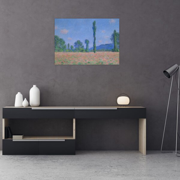Obraz - Claude Monet, Poppy Field (Giverny), reprodukcia (70x50 cm)