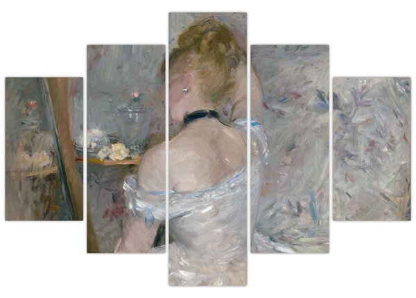 Obraz - Berthe Morisot, Woman at Her Toilette, reprodukcia (150x105 cm)