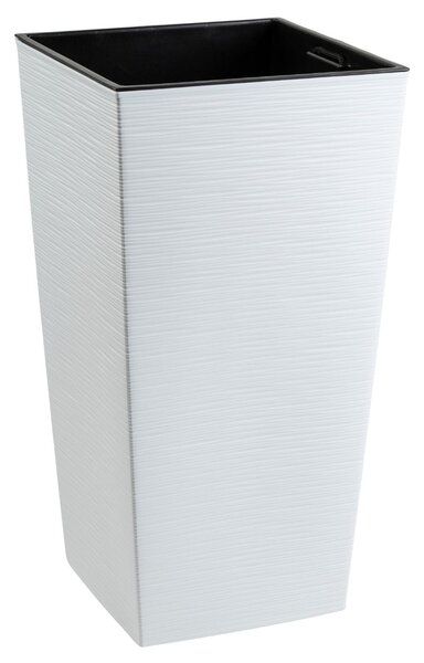 PLASTOVÝ KVETINÁČ PORTO RIFLO 75X39,5X39,5 CM BIELA