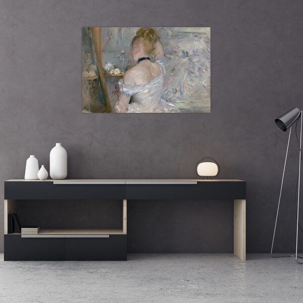 Obraz - Berthe Morisot, Woman at Her Toilette, reprodukcia (90x60 cm)