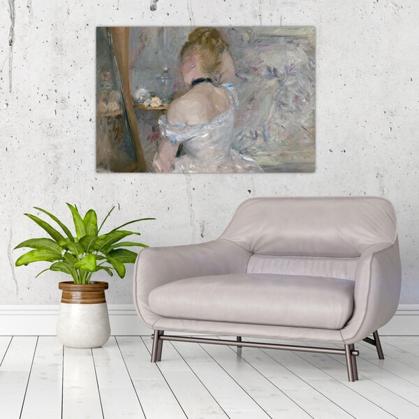 Obraz - Berthe Morisot, Woman at Her Toilette, reprodukcia (90x60 cm)