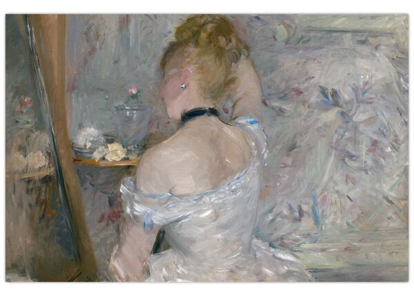 Obraz - Berthe Morisot, Woman at Her Toilette, reprodukcia (90x60 cm)