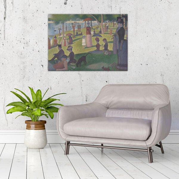 Obraz - Georges Seurat, A Sunday on La Grande Jatte, reprodukcia (70x50 cm)