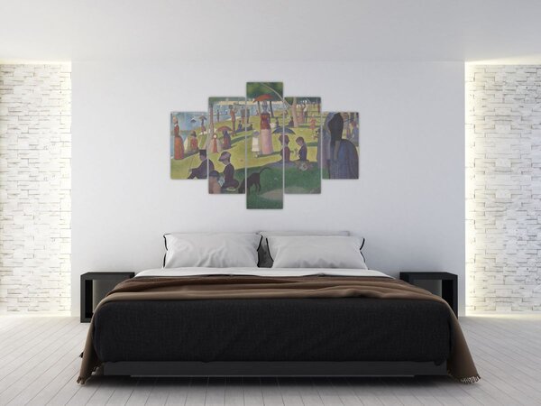 Obraz - Georges Seurat, A Sunday on La Grande Jatte, reprodukcia (150x105 cm)