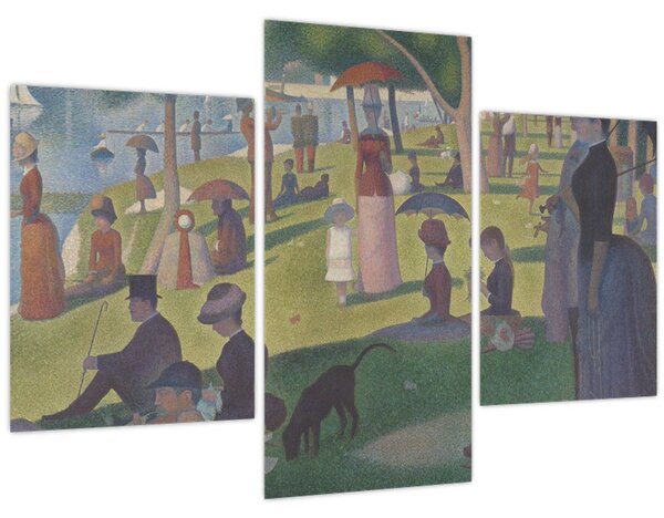 Obraz - Georges Seurat, A Sunday on La Grande Jatte, reprodukcia (90x60 cm)