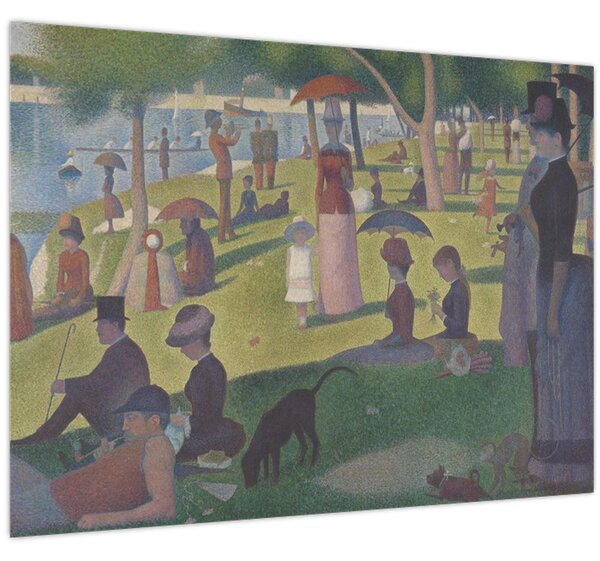 Obraz - Georges Seurat, A Sunday on La Grande Jatte, reprodukcia (70x50 cm)