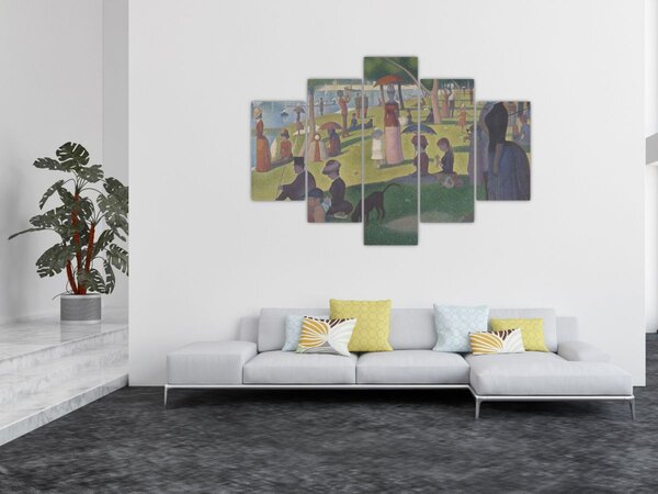 Obraz - Georges Seurat, A Sunday on La Grande Jatte, reprodukcia (150x105 cm)