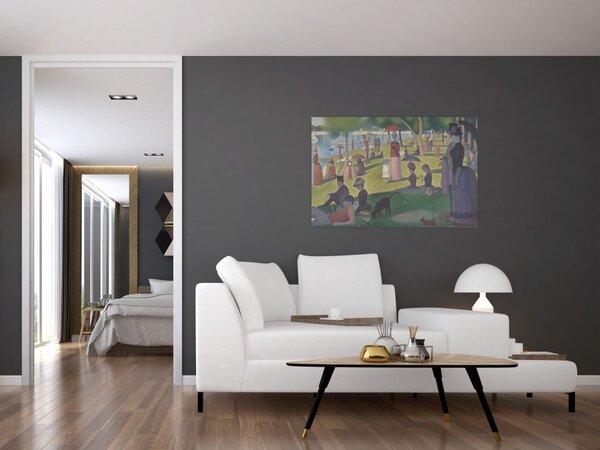 Obraz - Georges Seurat, A Sunday on La Grande Jatte, reprodukcia (90x60 cm)