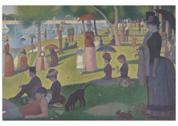Obraz - Georges Seurat, A Sunday on La Grande Jatte, reprodukcia (90x60 cm)