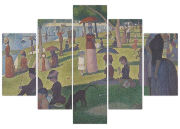 Obraz - Georges Seurat, A Sunday on La Grande Jatte, reprodukcia (150x105 cm)